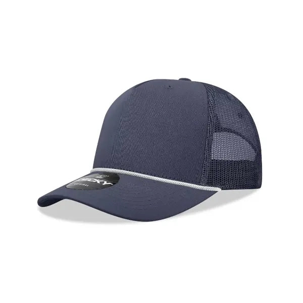 Decky 5 Panel Mid Profile Structured Cotton/Poly Trucker