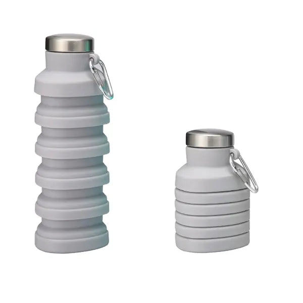 Heart-Shaped Collapsible Silicone Cup With Climbing Buckle