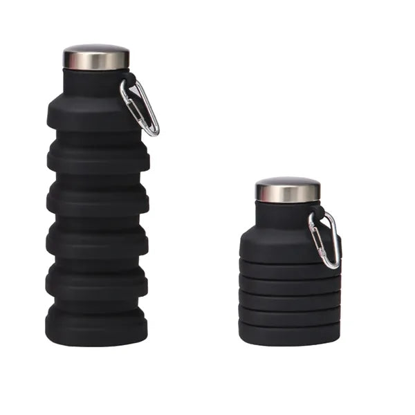 Heart-Shaped Collapsible Silicone Cup With Climbing Buckle