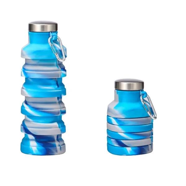 Heart-Shaped Collapsible Silicone Cup With Climbing Buckle