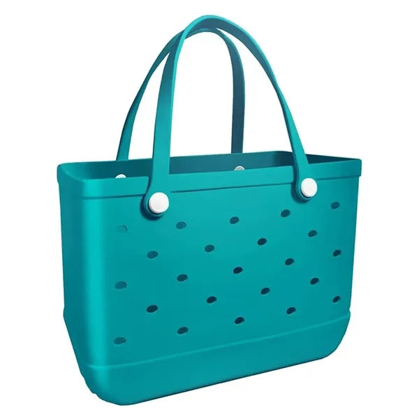 Large Rubber Beach Tote Bag