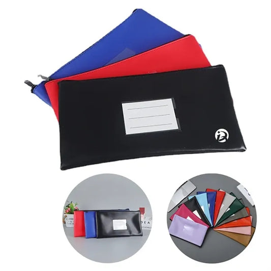 PU Leather Receipt Bag