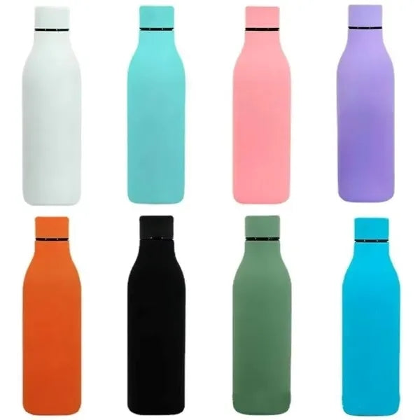 550ml Rubber Coated Stainless Steel Vacuum Cola water bottle