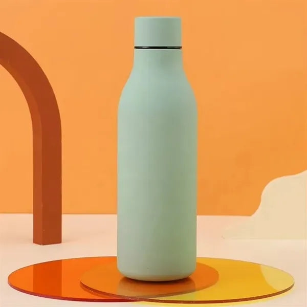 550ml Rubber Coated Stainless Steel Vacuum Cola water bottle