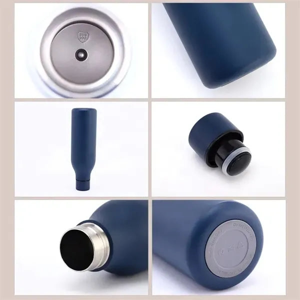 550ml Rubber Coated Stainless Steel Vacuum Cola water bottle