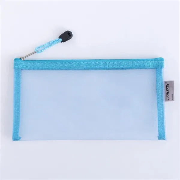 School Mesh Pencil Bag