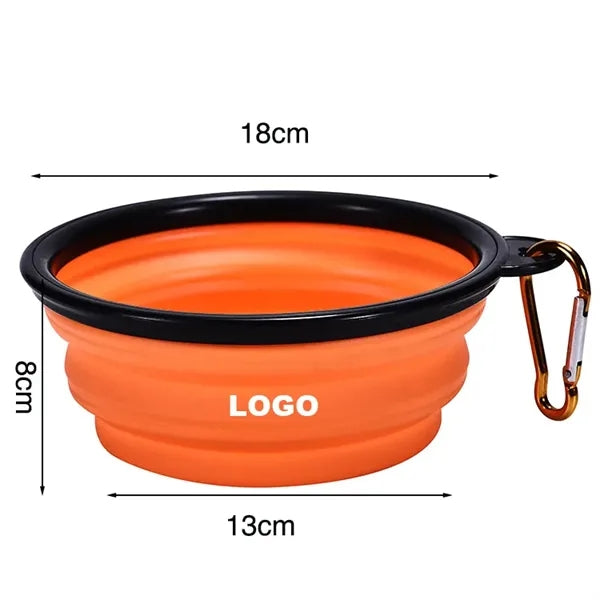 Collapsible Travel Dog Bowls with Custom Logo