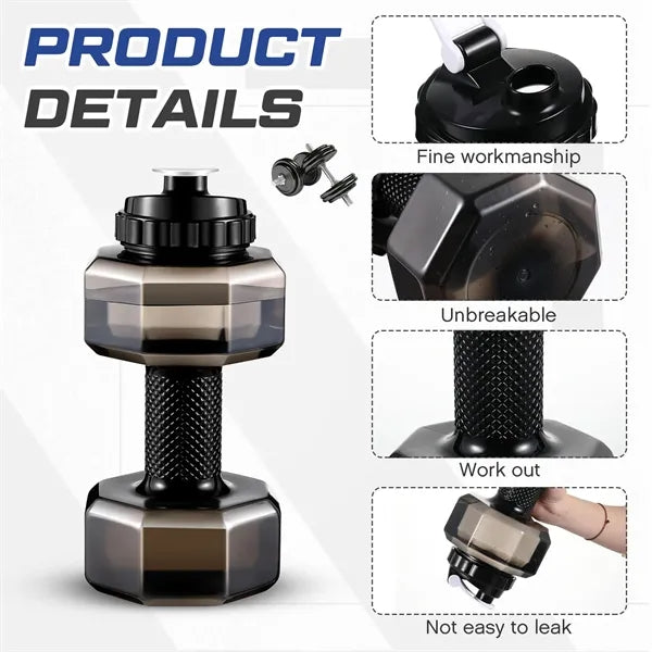 2.2L Dumbbell Water Bottle With Custom Logo