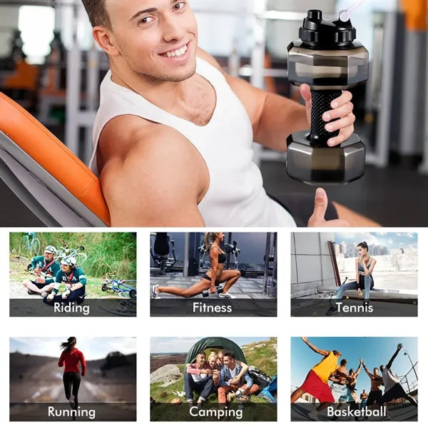 2.2L Dumbbell Water Bottle With Custom Logo