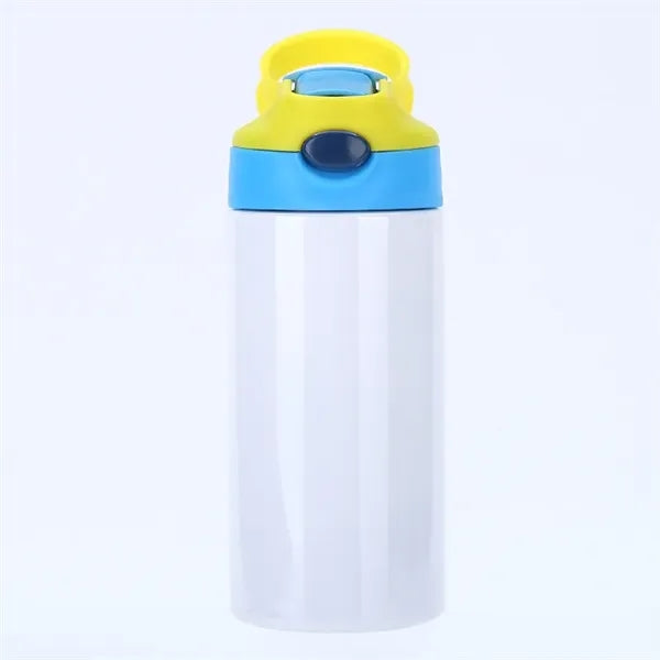 Kids Sublimation 12oz Tumbler with Lid and Straw for DIY