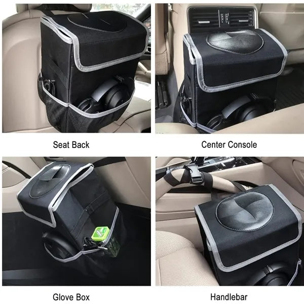 Car Trash Can With Lid