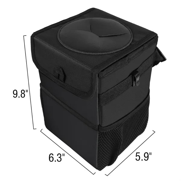Car Trash Can With Lid