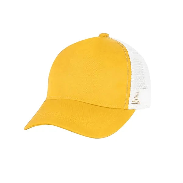 5 Panel Polyester &Cotton Trucker Cap