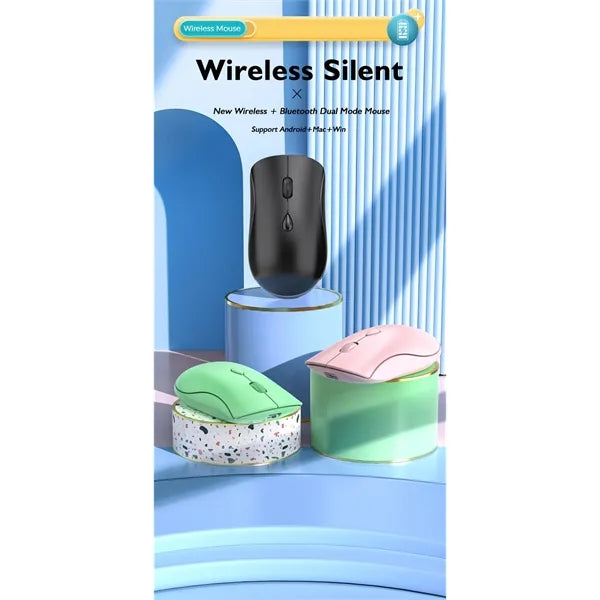 Rechargeable Bluetooth Optoelectronic 2.4GHZ Wireless Mouse