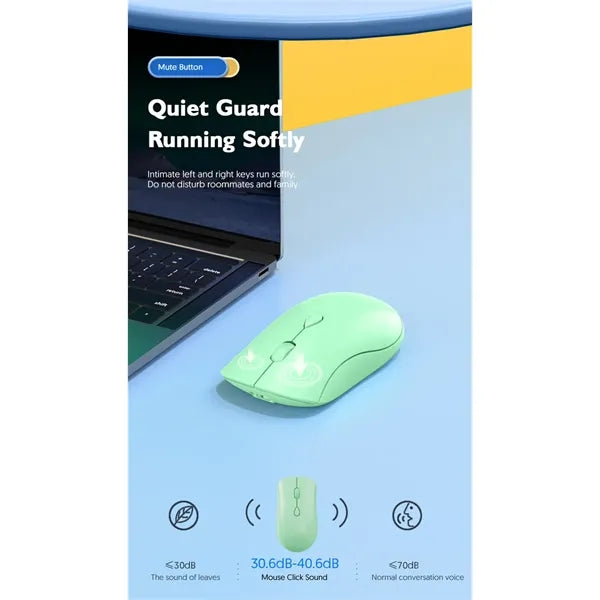 Rechargeable Bluetooth Optoelectronic 2.4GHZ Wireless Mouse