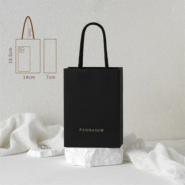 Colorful Tote Favor Gift Bags with Ribbon Handles for Events