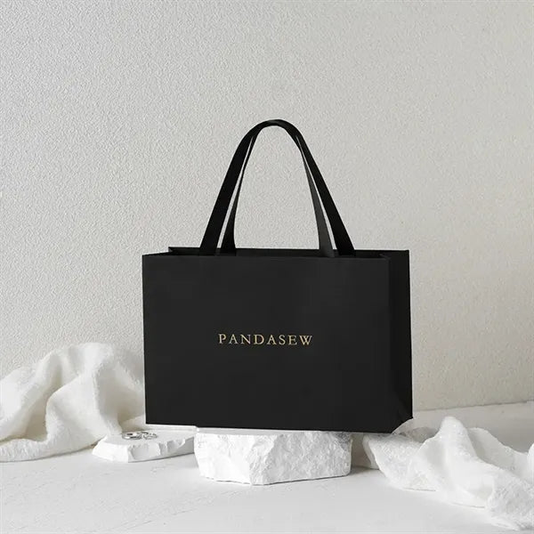 Colorful Tote Favor Gift Bags with Ribbon Handles for Events