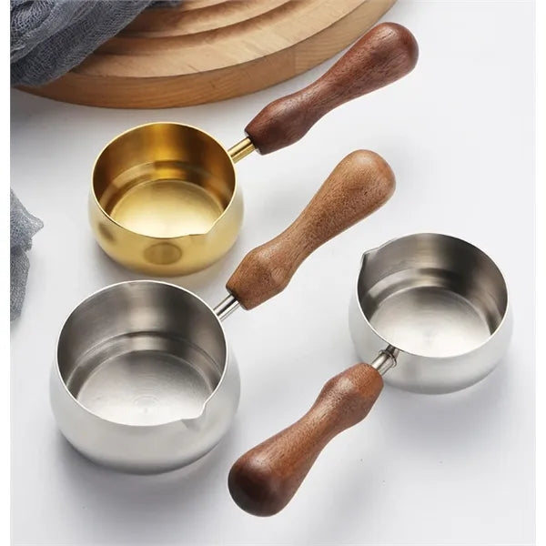 Stainless Steel Measuring Sauce Cup Baking Small Saucepan