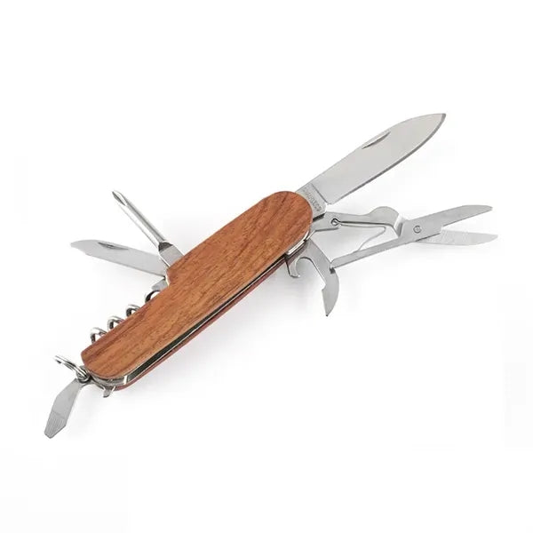 Wooden Folding Knife Multi-Tool