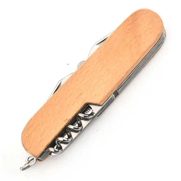Wooden Folding Knife Multi-Tool