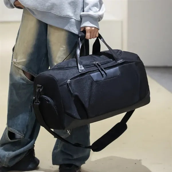 Duffle Bag for Travel Men & Women with Shoe & Wet Compartmen