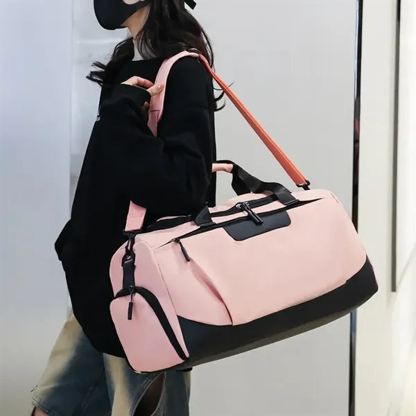 Duffle Bag for Travel Men & Women with Shoe & Wet Compartmen