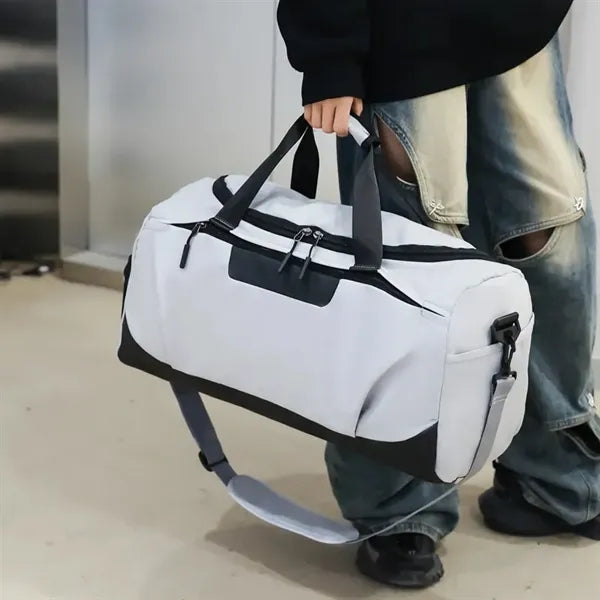 Duffle Bag for Travel Men & Women with Shoe & Wet Compartmen