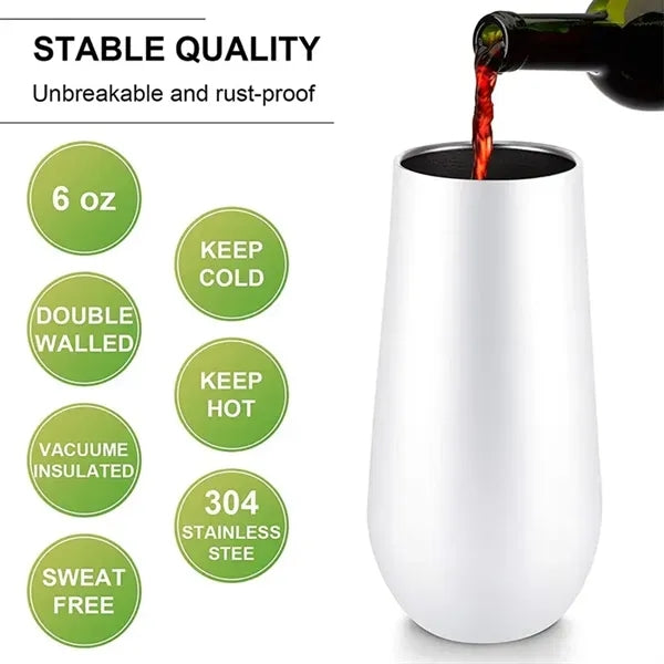 Stainless Steel Red Wine Glass
