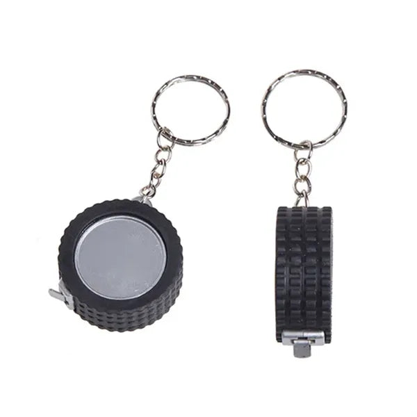 Tape Measure Keychain In Tire Shape