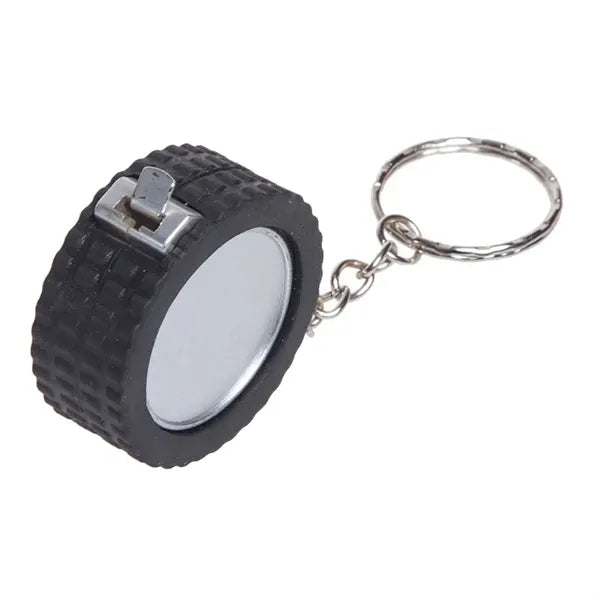 Tape Measure Keychain In Tire Shape