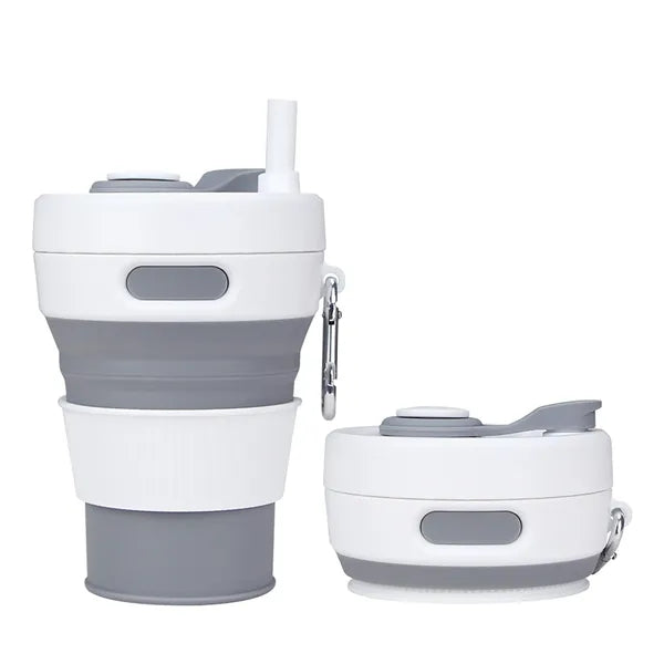 15oz Foldable Silicone Travel Cup