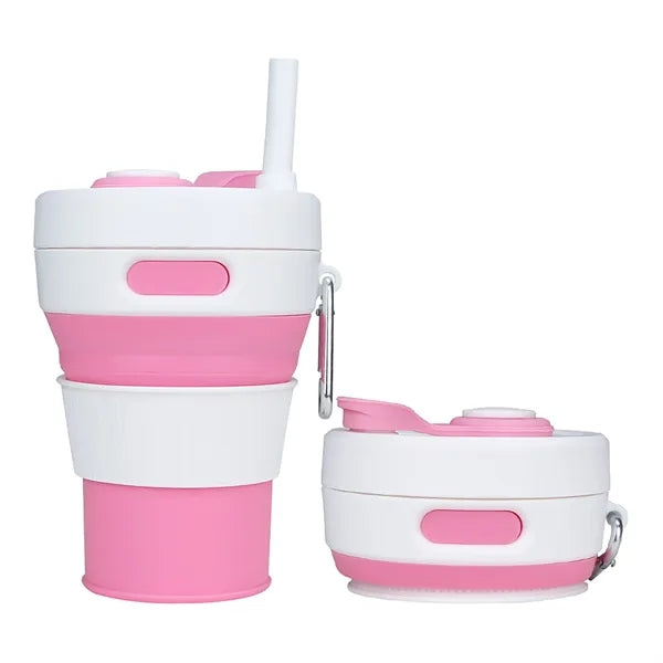 15oz Foldable Silicone Travel Cup