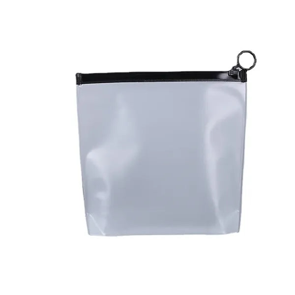 Frosted Cosmetic Pouch with Zipper