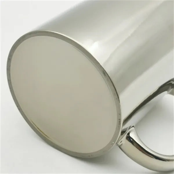 Ceramic Gold Silver Mug Metallic Mirror Coffee Cup