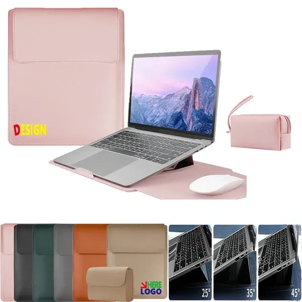 3 in 1 Laptop Sleeve w/Stand and Mouse Pad