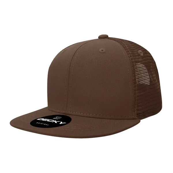 Decky 6 Panel High Profile Structured Acr/Poly Trucker