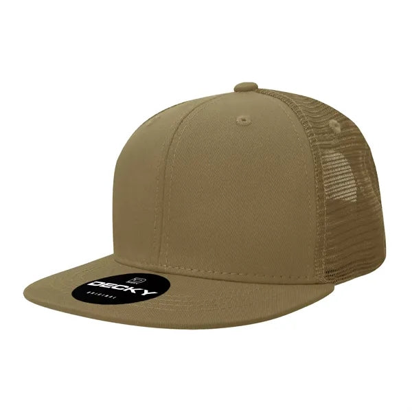 Decky 6 Panel High Profile Structured Acr/Poly Trucker