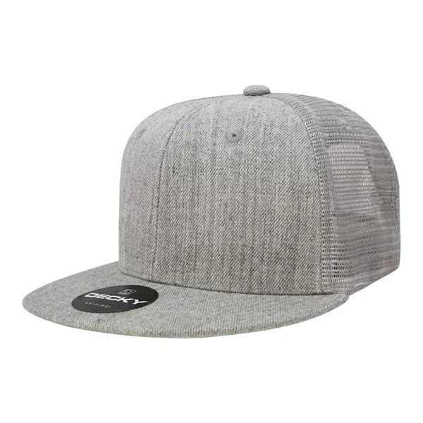 Decky 6 Panel High Profile Structured Acr/Poly Trucker