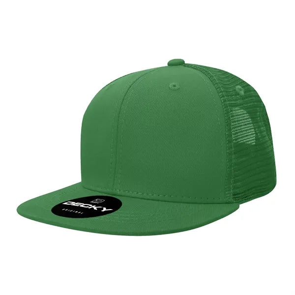 Decky 6 Panel High Profile Structured Acr/Poly Trucker