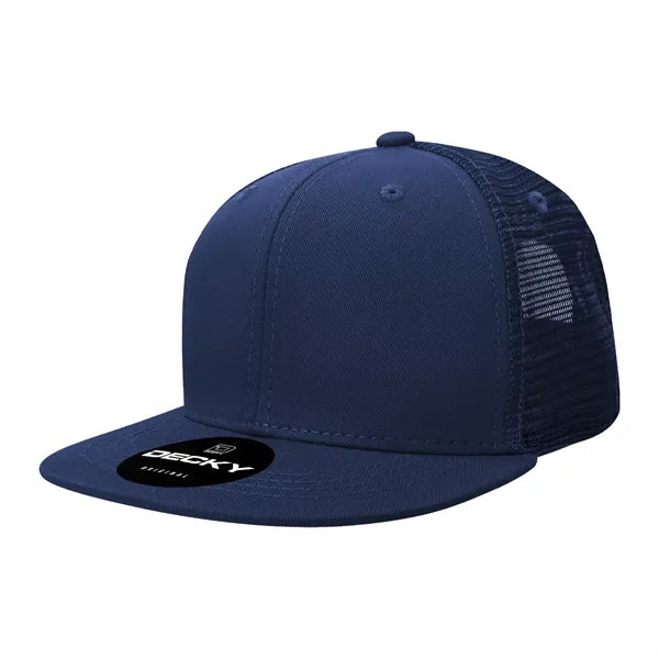 Decky 6 Panel High Profile Structured Acr/Poly Trucker