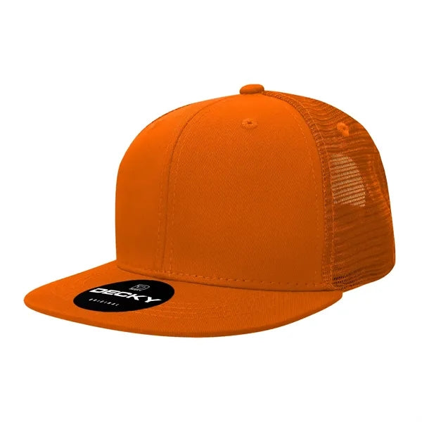 Decky 6 Panel High Profile Structured Acr/Poly Trucker