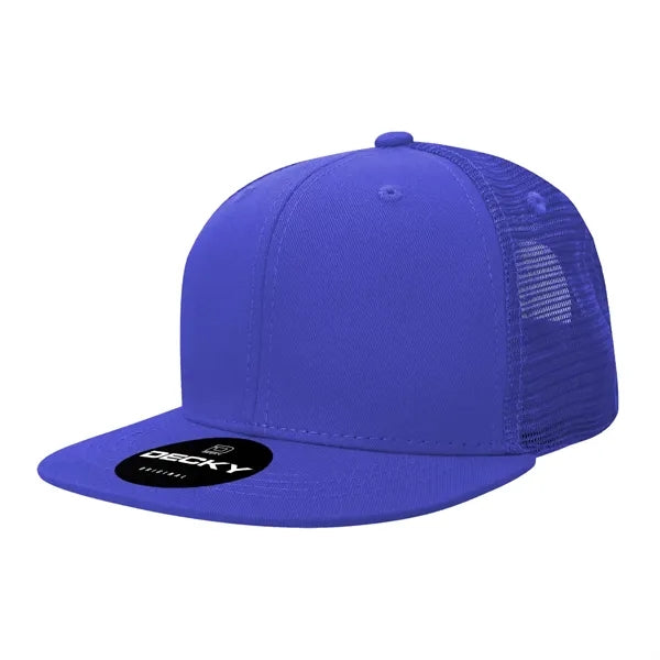 Decky 6 Panel High Profile Structured Acr/Poly Trucker