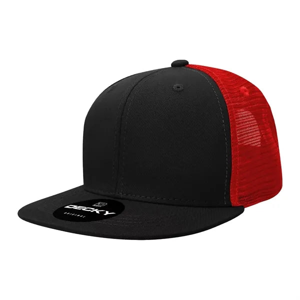 Decky 6 Panel High Profile Structured Acr/Poly Trucker