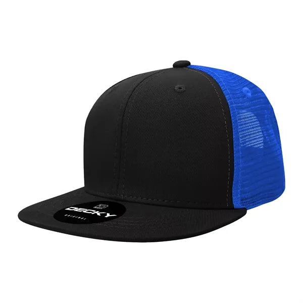 Decky 6 Panel High Profile Structured Acr/Poly Trucker