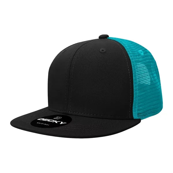 Decky 6 Panel High Profile Structured Acr/Poly Trucker