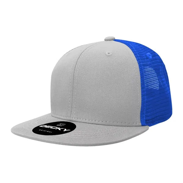 Decky 6 Panel High Profile Structured Acr/Poly Trucker