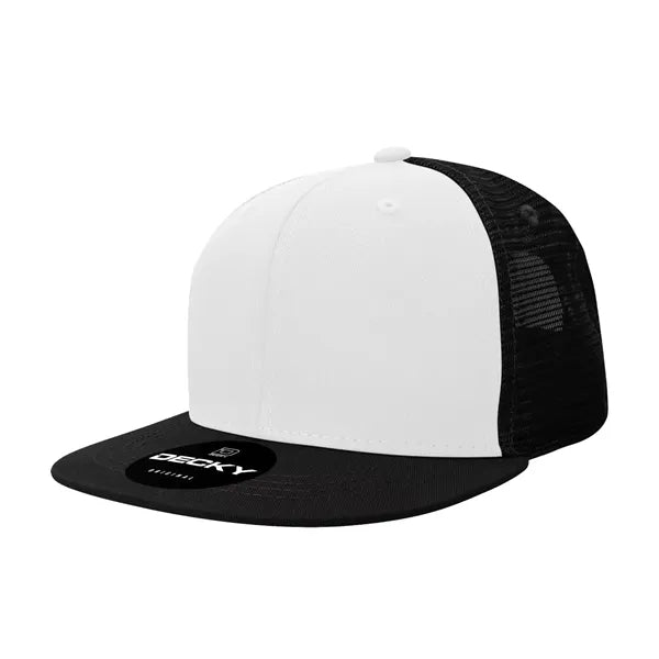 Decky 6 Panel High Profile Structured Acr/Poly Trucker