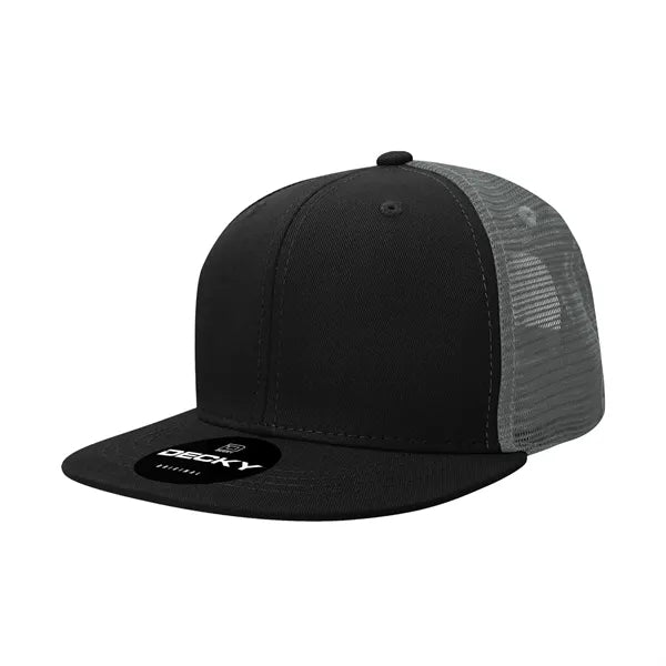 Decky 6 Panel High Profile Structured Acr/Poly Trucker