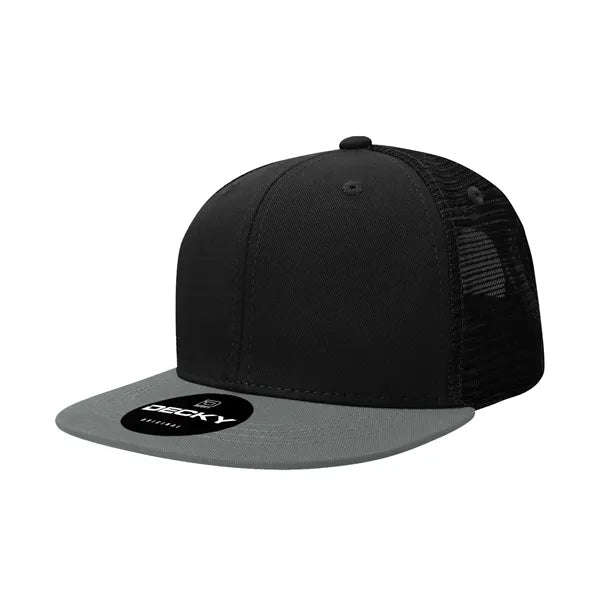 Decky 6 Panel High Profile Structured Acr/Poly Trucker