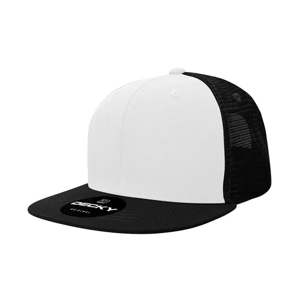 Decky 6 Panel High Profile Structured Acr/Poly Trucker